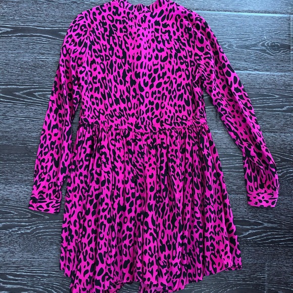 NWT ROBERT RODRIGUEZ LEOPARD PINK DRESS SIZE 2 - Picture 3 of 6